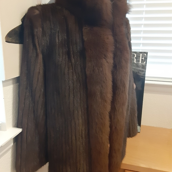 SAGA MINK and FOX JACKET Extraordinary Luxury  M/L - Picture 2 of 14